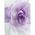 thumbnail image 5 of iiniim Kids Girls Sleeveless Flower Petals Tulle Dress Formal Elegant Wedding Party Size 2-14 A Lavender 6, 5 of 6