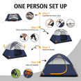 thumbnail image 6 of HOTEEL Canopy 10x10 Waterproof Pop up Canopy Tent with 4 Sidewalls Outdoor Event Shelter Tent for Parties Sun Shade Party Commercial Canopy Carry Bag,Blue(without Vent), 6 of 7
