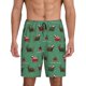 thumbnail image 1 of Balery Christmas Dachshund Pantalones cortos de pijama de punto de algodón para hombre con cinturilla y bolsillos-Large, 1 of 6