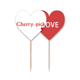 thumbnail image 1 of Interesante lema cherry pick Palillos de dientes bandera etiqueta de amor selección de pastelitos, 1 of 4