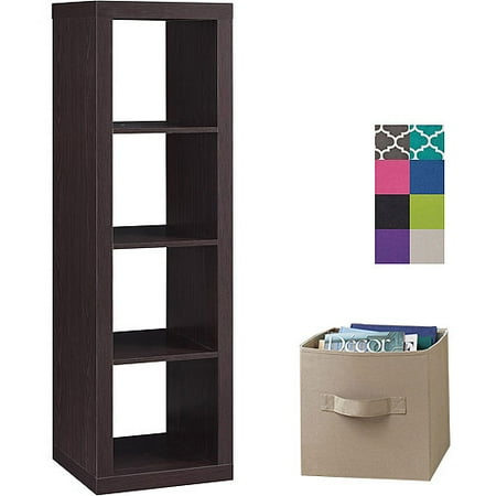 Better Homes and Gardens 4-Cube Organizer with 4 ...