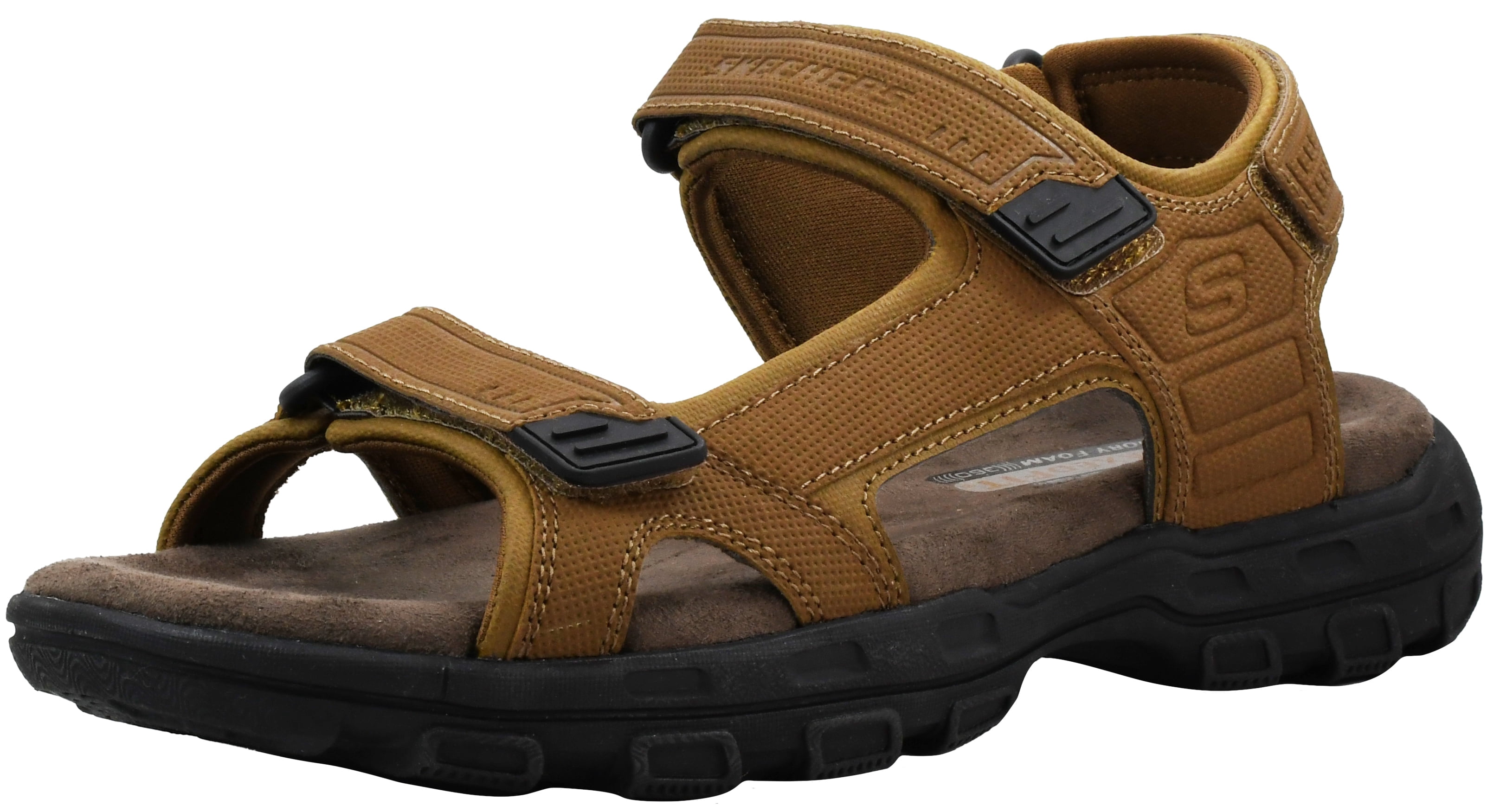 Cole Haan Mens Brown Leather Criss Cross Slide Sandals Grand.OS Size 10M COLE HAAN Mens Brown Crisscross Bands Padded Goldwyn 2.0  main image 2