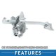 thumbnail image 5 of Unique Bargains Soporte de Chequeo de Puerta Izquierda Derecha/LH RH No.93867645 para OPEL VIVARO B para VAUXHALL, 5 of 6