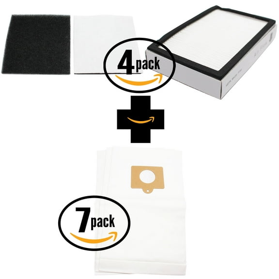21 Replacement Kenmore 11620912001 Vacuum Bags, 4 HEPA Filter & 4 Foam Filter - Compatible Kenmore 50558, 5055, 50557, Type C Vacuum Bags; 86880, KC38KBRMZ000, EF-2 Filter & 20-86883, CF-1 Filter