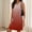 Red, variant on Luxalzxs Colors Ombre Womens T Shirt Dress A-Line Sleeveless V-Neck Mini Dresses Side Slit Summer Dresses Flowy Lightweight Sweatshirt Sundresses