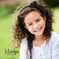 thumbnail image 3 of Motique Accessories Little Girls Headband with Side Grosgrain Bow - Black, 3 of 5