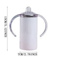 thumbnail image 3 of Stainless Steel Sippy Tumbler - Double Wall Vacuum Insulated, Non- Bottom, for Baby, Hot/Cold Drinks & Travel, 3 of 8