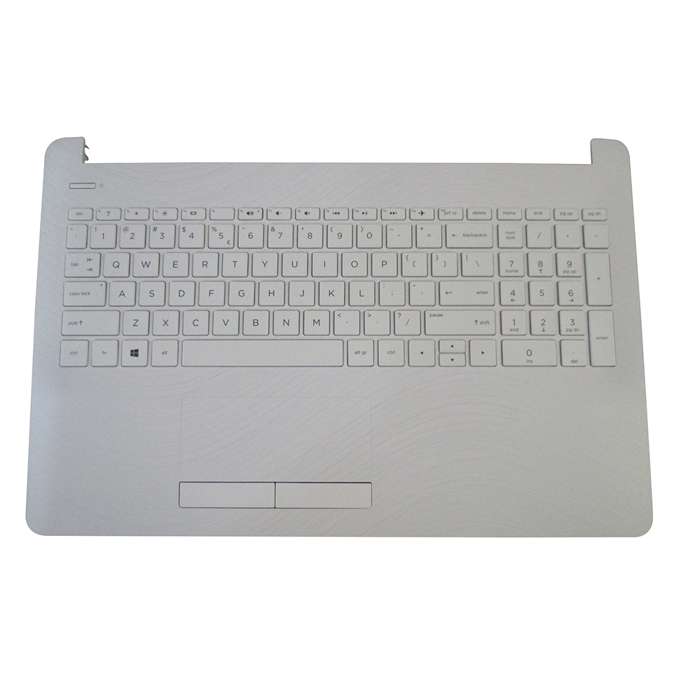 HP 15BS 15TBS 15BW 15ZBW White Palmrest w/ Keyboard & Touchpad