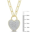 thumbnail image 2 of Everly Women's 1.12CT TGW Created White Sapphire Sterling Silver Pendant, 2 of 5