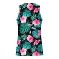 thumbnail image 4 of IROINNID Round Neckline Tank Tops For Men Sleeveless New Summer Floral Hawaiian Camisole Sport Tank Top Pullover Graphic Print Tops, 4 of 5