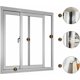thumbnail image 5 of Sello de cepillo resistente a la intemperie, cerdas de pelo artificial autoadhesivas para puertas corredizas, ventanas y armarios (gris, 4,9 m), 5 of 5