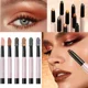 thumbnail image 2 of Lápiz Delineador de ojos azul nacarado, 12 colores, resistente al agua, lentejuelas brillantes, sombra de ojos, maquillaje, Cosméticos de belleza （03 Matte, 2 of 5