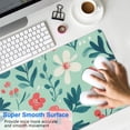 thumbnail image 4 of Long Mouse Pads for Desk,Pioneer Flower Floral Print Pattern Desk Mats on Top Of Desks, Desk Mouse Pad Extra Large with 3mm Non-Slip Base and Stitched Edge for Gaming,Office,Work,Home 35.4"x15.7", 4 of 6