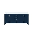 thumbnail image 3 of Jacques 72 in. W x 22 in. D Navy Blue Double Bath Vanity and Cultured Marble Top, 3 of 8