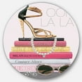 thumbnail image 1 of Designart 'Paris Glamourous Gold Style II' Glam Metal Circle Wall Art, 1 of 3