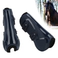 thumbnail image 4 of Tendon Guard Boots, Breathable Multifunction PU Shell Horse Tendon Boots  For Riding For Jumping Competition Navy Blue Front Legs, 4 of 8