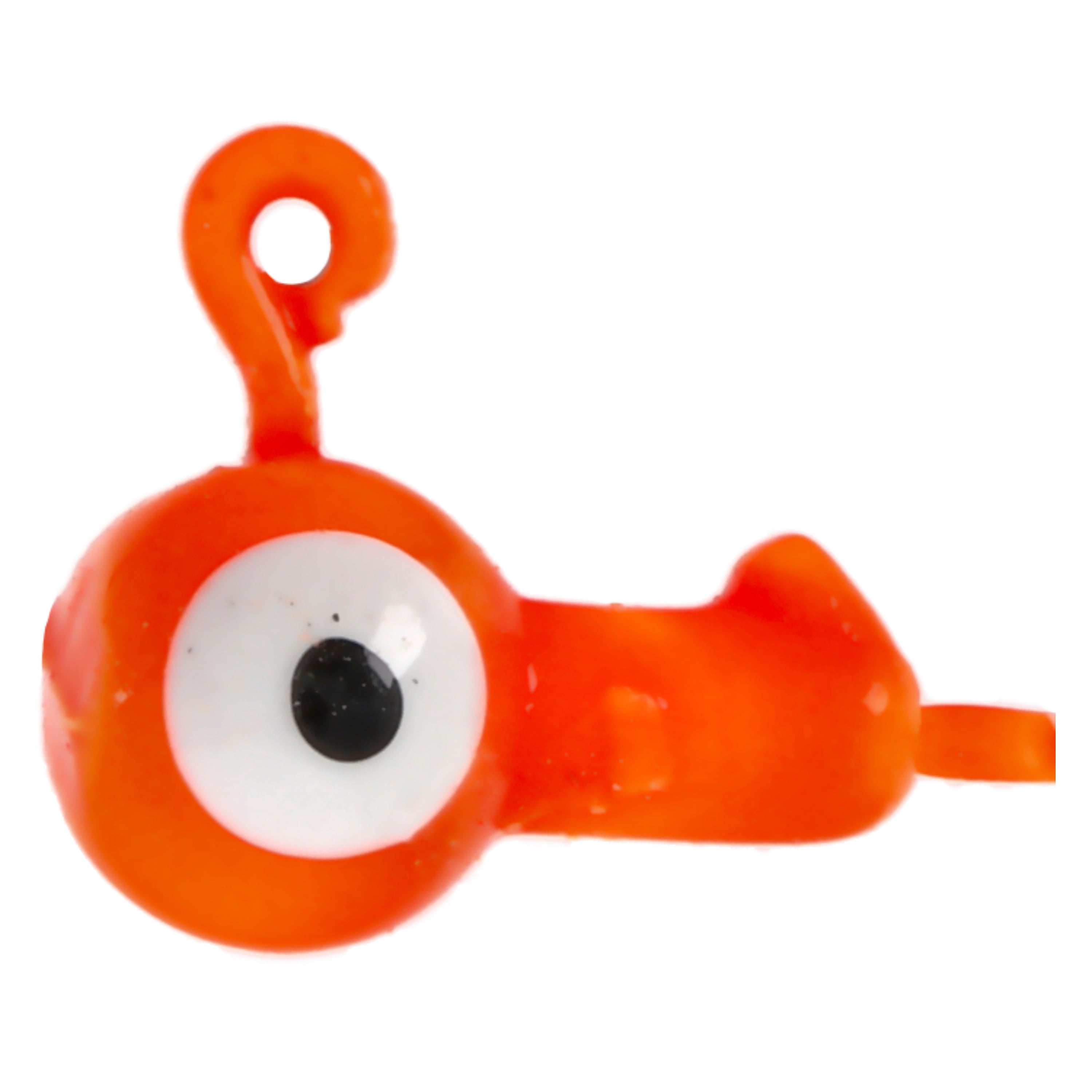 Eagle Claw Tin Ball Head Jig - Double Eye - 6 Pack - 1/32 oz - Orange