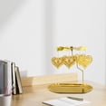 thumbnail image 1 of Rotating Candle Holder Dinner Table Ornament for Holiday Wedding Party Decor BLESIY Portavelas giratorio, 1 of 8