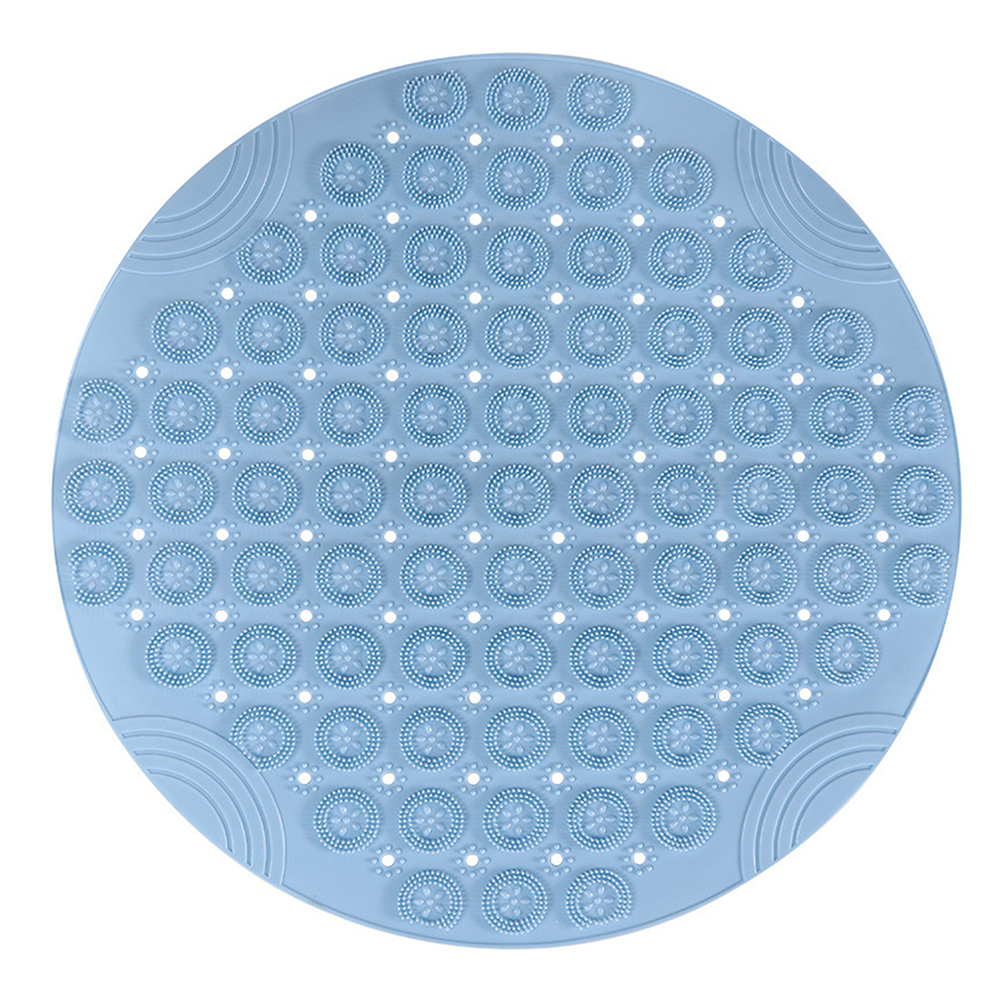 Foot Shower Scrubber Mat Pad Brush Cleaner Bath Feet Sucker Massager