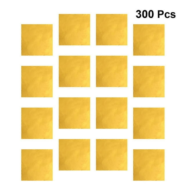 Gold Tin Foil Food Grade Wrapping Paper for Tea Candy Made of Aluminum Film Paper 300PCS