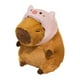 thumbnail image 3 of Peluche de capibara, juguete de peluche, figura de juguete para niños, decoración de habitación, juguete suave y cómodo para la familia Cerdo Rosa y M, 3 of 9