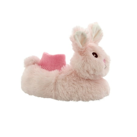 

Yankee Toy Box Plush Bunny Animal Toddler Boys Girls Sock Top Slippers 84008