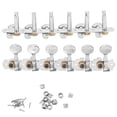 thumbnail image 3 of 6+6 Guitar Tuning Keys Pegs Open Tuners Zinc Alloy Machine Heads for 12 string Guitar, 3 of 14