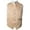 Beige-nude, variant on Men's Premium Solid Vest - Necktie – Bow Tie - Pocket Square 4 Piece Set for Suits & Tuxedos