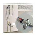 thumbnail image 3 of 3 Way Thermostatic Mixing Valve Solid Brass Thermostatic Mixing Valve Shower System Water Heater Temperature Control Valve Type 3, 3 of 4