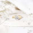 thumbnail image 5 of Rosec Jewels Lab Grown IGI Certified 3 Carat Pear Shape Diamond Ring with Band - E-VS1 Grade, 10K Yellow Gold, US 10.00, 5 of 9