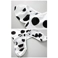 thumbnail image 3 of Styles I Love Toddler Girls Dalmatian Dots One-Piece Swimsuit with Swim Hat 2pcs Bathing Suit Water Games Beach Pool Swimwear (XL/4-5 Years) White, 3 of 3