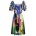 thumbnail image 4 of The Sorrows of the King - Henri Matisse Vestido de manga corta vestidos para mujer 2025 Vestidos de fiesta vestidos de noche de lujo 2025, 4 of 6
