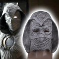 thumbnail image 4 of Figura de película Caballero cubierta facial de látex suave Cosplay de caballero cubierta facial tocado disfraz de caballero de Halloween accesorios decoración de fiesta, 4 of 9