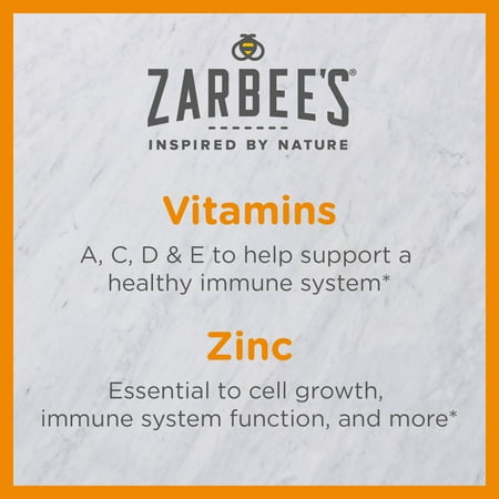 Zarbee's Baby Immune Support & Vitamins, Baby Multivitamin Drops, Natural Orange, 2 fl oz