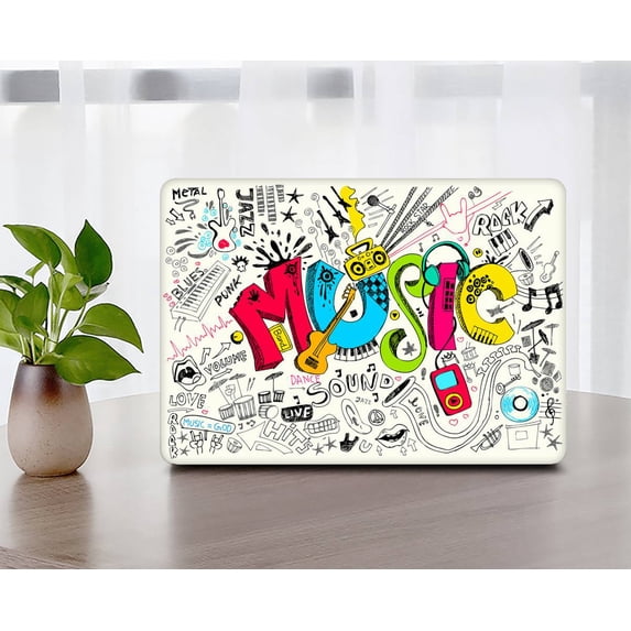 KSK KAISHEK Hard Case Shell Cover Only for MacBook Air 13" with Retina Display and Touch ID USB Type-C Model: A2337 m1/A2179/A1932 (Creative A 33_1)