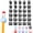 Black Number: 1-30, variant on Numbered Pencil Toppers, Pencil Tracking Markers, Number 1-30 Pencil Labels