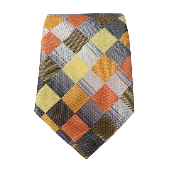 WAYUTE Men's Plaid Necktie Classic Checkered Pattern Formal Jacquard Tie for Wedding Business Graduation Fashion Accessories