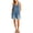 Blue, variant on Womens Y2K Denim Shortalls Button Front Loose Fit Bib Overall Shorts Adjustable Strap Jean Romper with Pockets