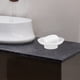 thumbnail image 5 of ColoMX Jabonera de baño de 2 uds., escurridor de jabón de vidrio transparente, bandeja pequeña redonda, soporte para jabón de ducha para bañera, ducha, fregadero de cocina, 5 of 8