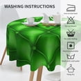 thumbnail image 3 of Saint Patrick Table Cloth Round Table Cover Wrinkle Resistant Waterproof Tablecloth 60 Inch Washable for Kitchen Party Picnic Fall Decorations for Home St Patrick''s, 3 of 5
