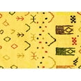 thumbnail image 1 of Ahgly Company Machine Washable Indoor Rectangle Solid Yellow Modern Area Rugs, 2' x 4', 1 of 4