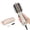 Beige Silver, variant on Dual Voltage Hair Dryer Brush, Aima Beauty 4 in 1 Travel Hair Dryer for Hair Styling, 2.3 Inch Ionic Blow Dryer Brush, Good for Travel and Gift, Champagne Silver