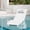 White, variant on Pool Chaise Lounge Chair Set of 2, Folding Outdoor Patio Beach Lounger Recliner Chair, in-Pool Use Tanning Chairs with Headrest for All Weather, Lake Blue