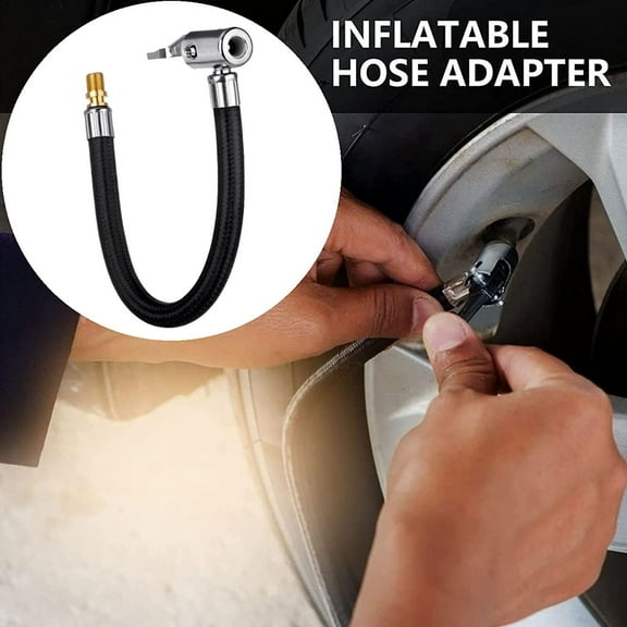 Car Air Pump Inflator Hose Connector Nozzle Adapter Truck Tire Chuck Valve Clip