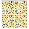 thumbnail image 3 of Ambesonne Monster Shower Curtain, Cartoon Monsters, 69"Wx84"L, Multicolor, 3 of 3