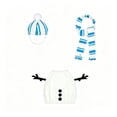 thumbnail image 3 of Aurorax Snowman Porch Goose Outfit 19 inch,Goose Clothes for Cement Goose Porch Goose 23"/17",Blue Christmas Winter Porch Goose Accessories for Yard Outdoor Garden, 3 of 6