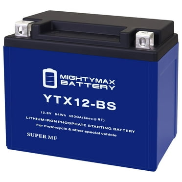 YTX12-BS Lithium Replacement Battery Compatible with Weize YTX12-BS