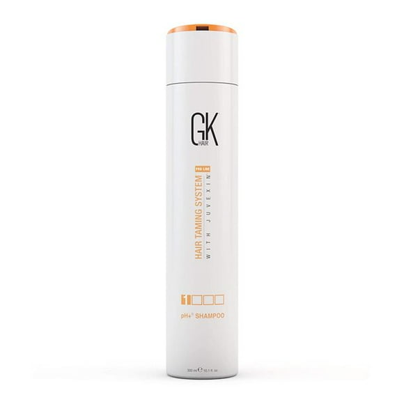 Global Keratin GKhair pH+ Champú clarificante previo al tratamiento (300 ml/ 10.1 fl. oz) | Para una Limpieza Profunda, Elimina Impurezas - Con Aloe Vera, Vitaminas y Aceites Naturales GK HAIR Hair Care