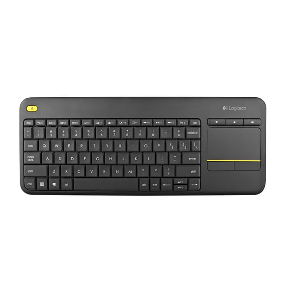Logitech Wireless Touch Keyboard K400 Plus with Built-In Touchpad for Internet-Connected TVs