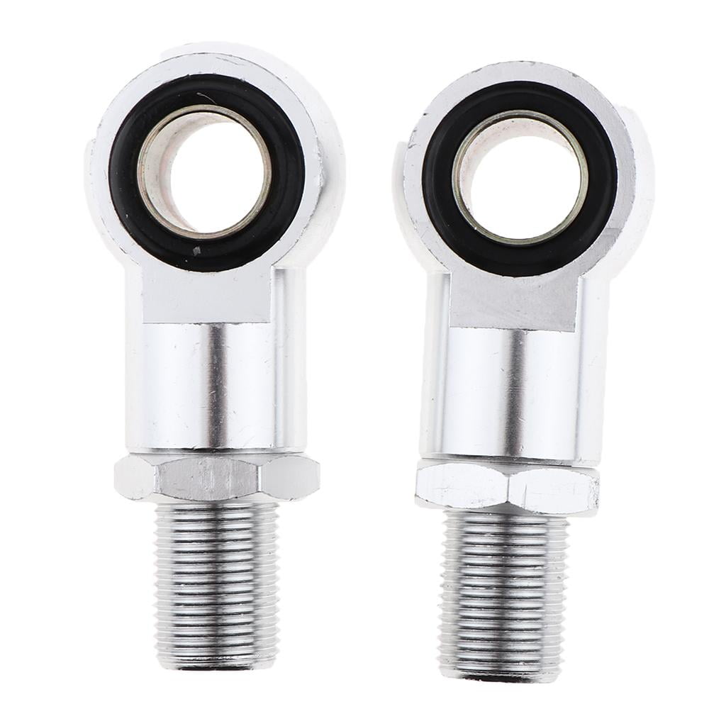 One Pair Eye Adapter Eye End For Motorcycle Scooter Shock Absorber Silver